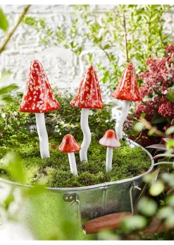 bonprix Amanites tue-mouches à piquer (ens. 5 pces)| Jardin & Balcon·Déco De Jardin & Éclairage|Déco De Jardin & Éclairage