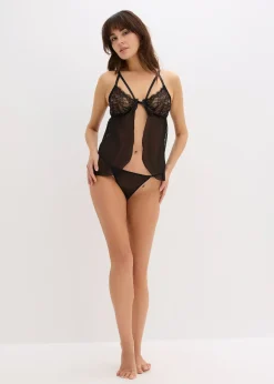 bonprix Babydoll et string (ens. 2 pces)|Femme Lingerie Érotique|Lingerie Nuit