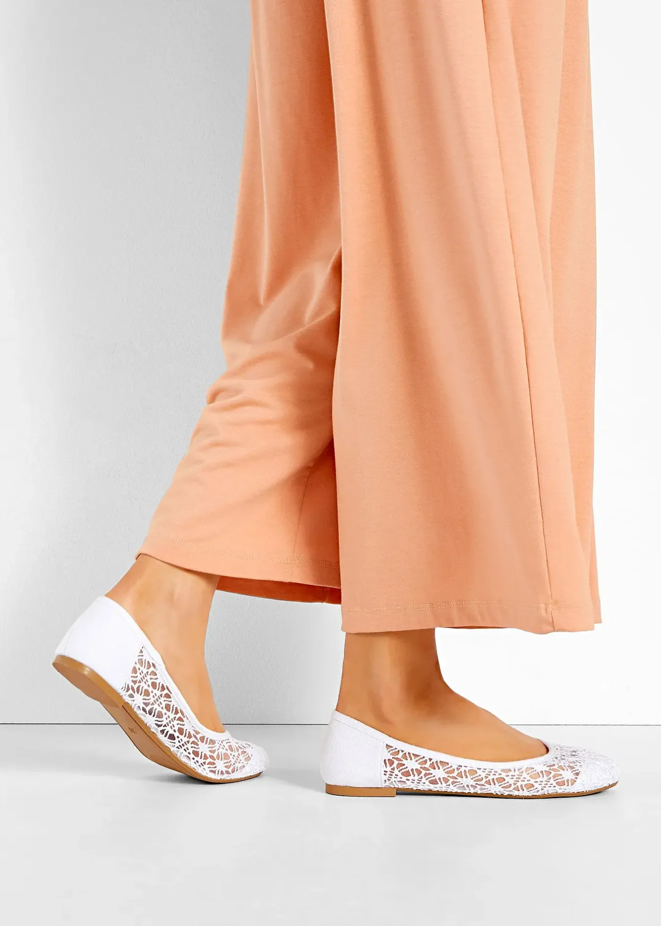 Femme bonprix Chaussures D'Été|Ballerines à dentelle