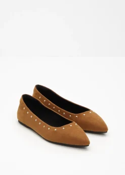 bonprix Ballerines à rivets|Femme Chaussures D'Été