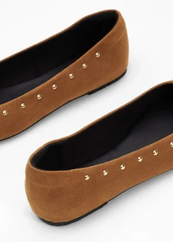 bonprix Ballerines à rivets|Femme Chaussures D'Été