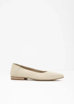 bonprix Ballerines en cuir|Femme Chaussures D'Été