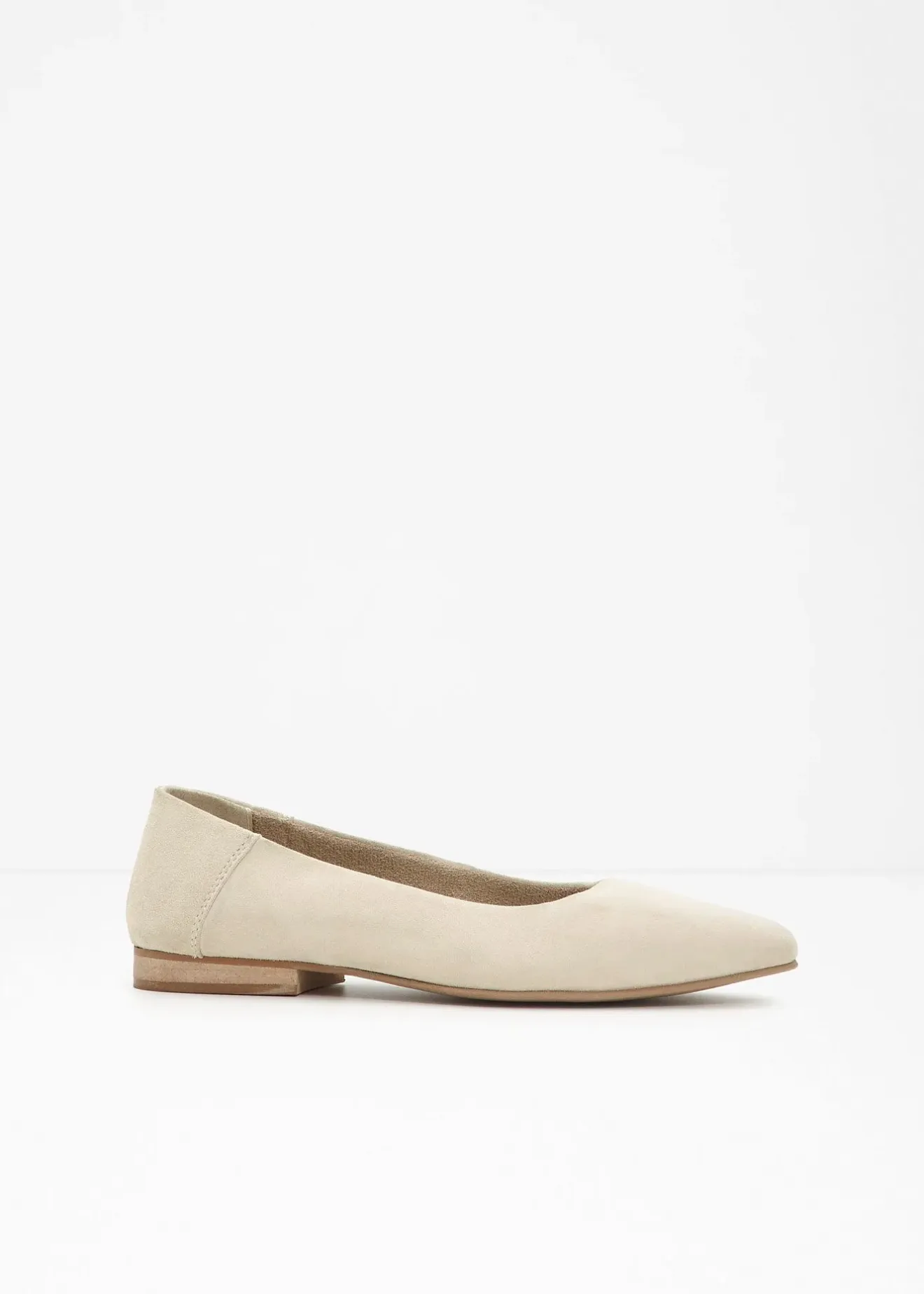 bonprix Ballerines en cuir|Femme Chaussures D'Été