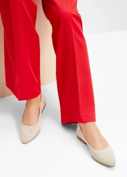 bonprix Ballerines en cuir|Femme Chaussures D'Été