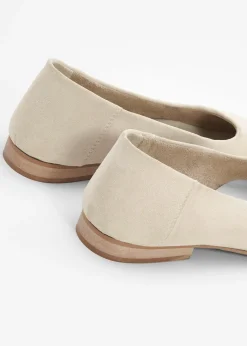 bonprix Ballerines en cuir|Femme Chaussures D'Été