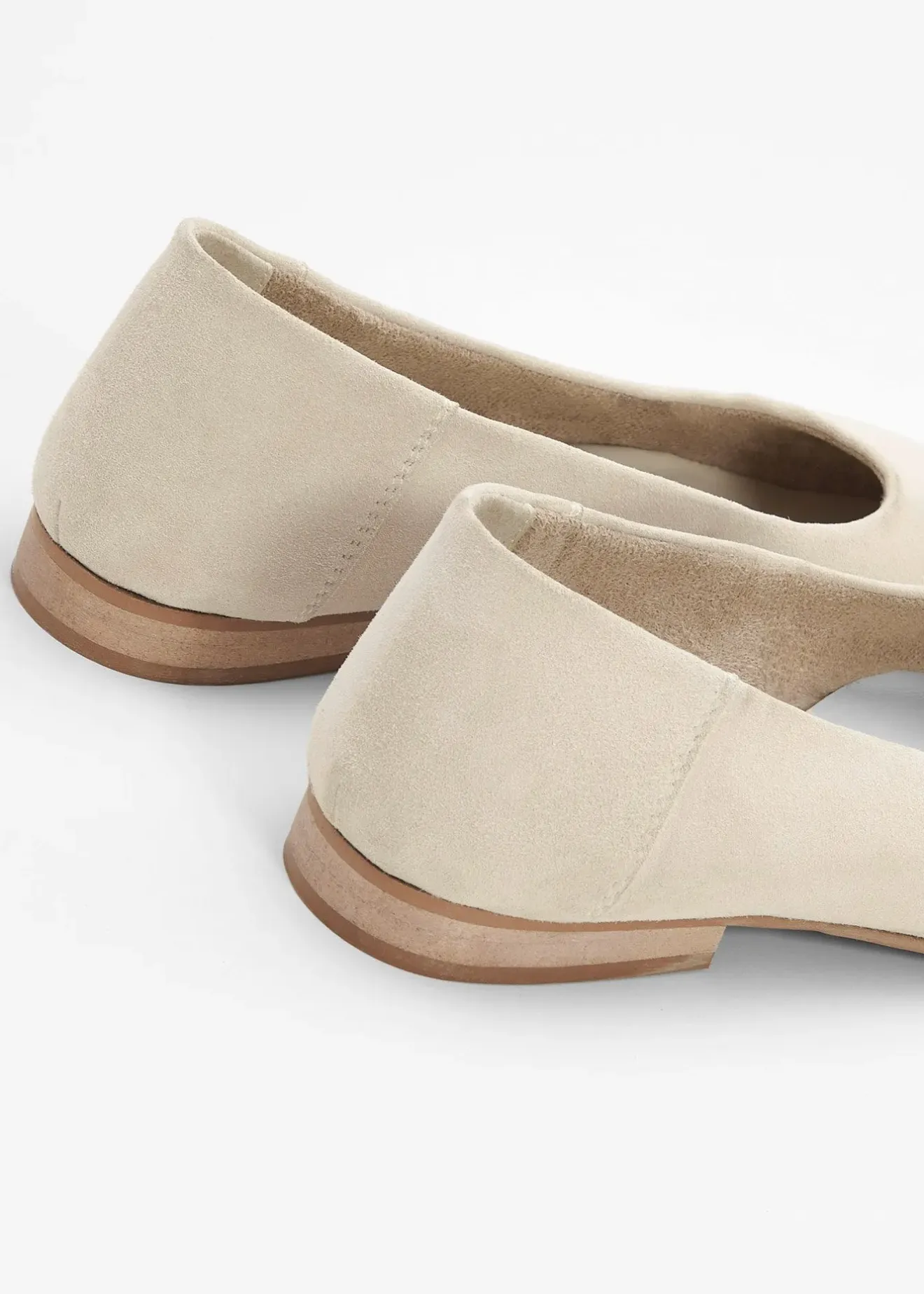 bonprix Ballerines en cuir|Femme Chaussures D'Été