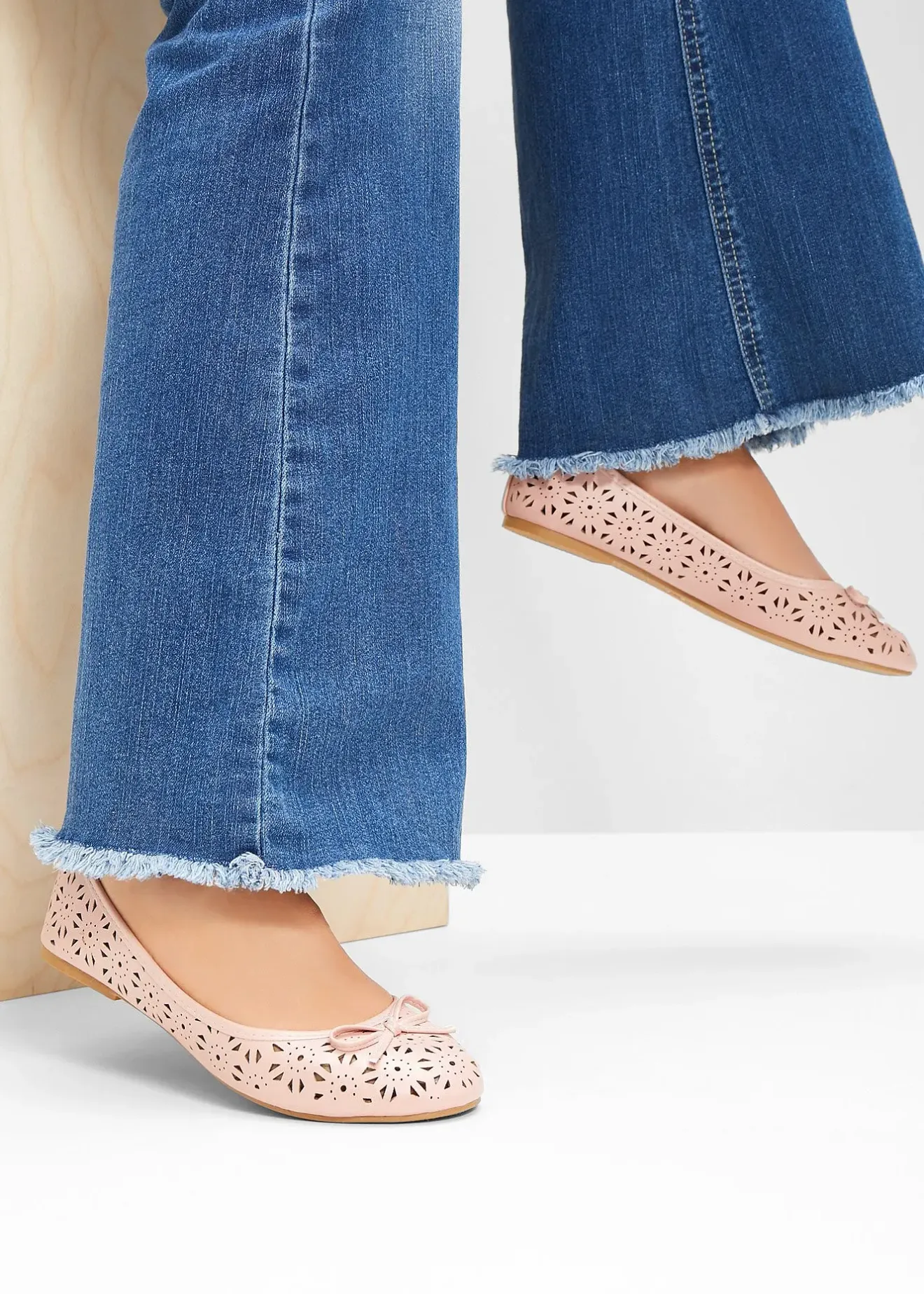 bonprix Ballerines, largeur confortable|Femme Chaussures D'Été