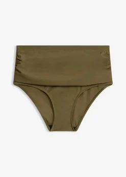 bonprix Bas de maillot taille haute sculptant à fronces, maintien léger|Femme Maillots De Bain Gainants|Bikinis
