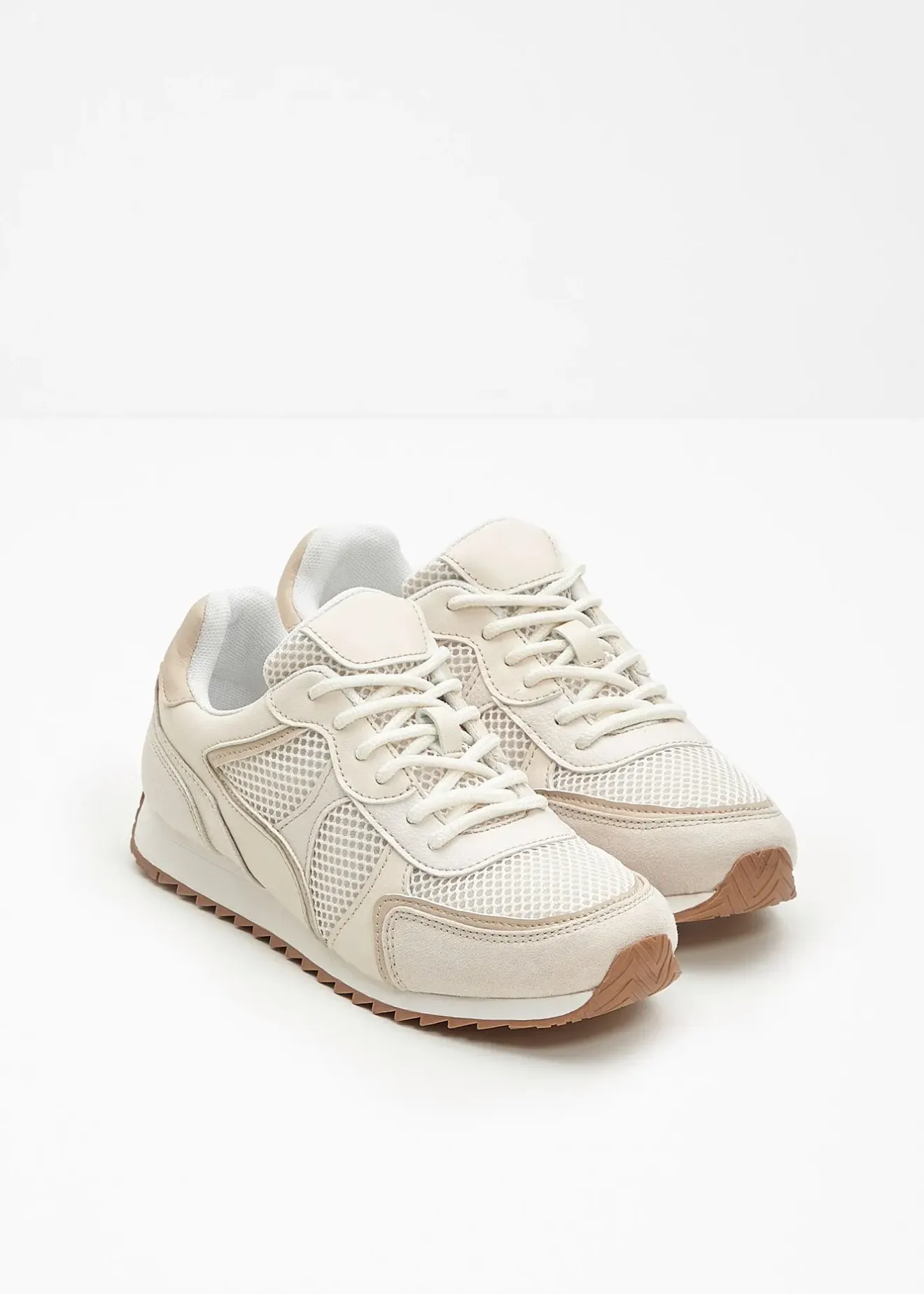 Femme bonprix Sneakers|Baskets chunky avec empiècement en mesh