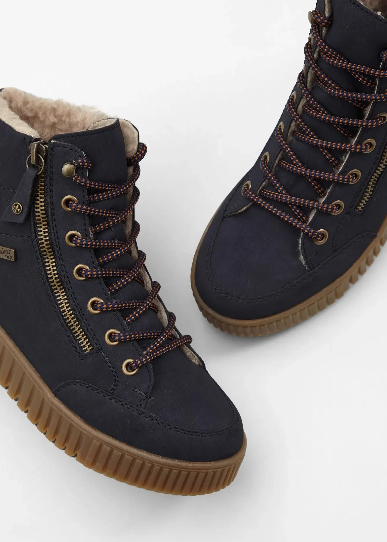 Rieker Baskets montantes avec membrane Tex|Femme Chaussures D'Hiver Fourrées|Marques