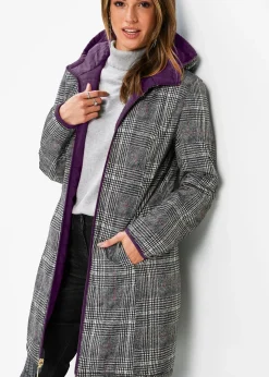 bonprix Beau manteau matelassé réversible|Femme Vestes & Manteaux