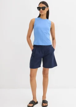 bonprix Bermuda 100% coton|Femme Shorts|Pantalons