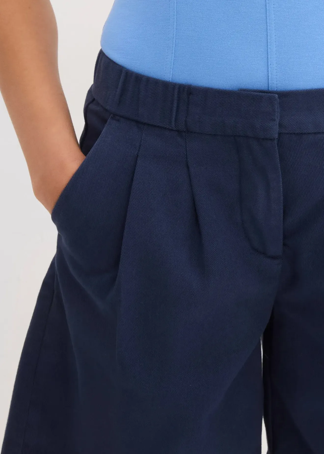 bonprix Bermuda 100% coton|Femme Shorts|Pantalons