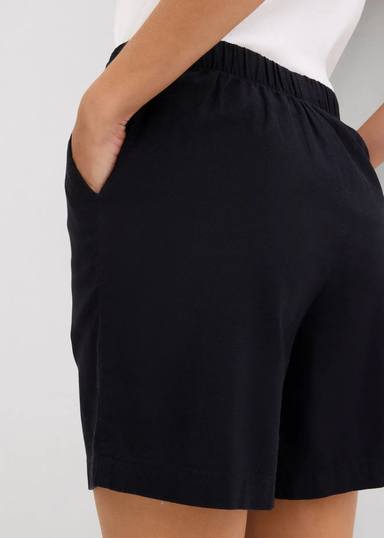 bonprix Bermuda 100% coton|Femme Shorts|Pantalons