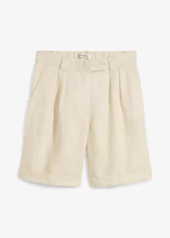 Femme bonprix Premium|Shorts|Bermuda 100 % lin