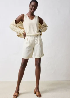 Femme bonprix Premium|Shorts|Bermuda 100 % lin