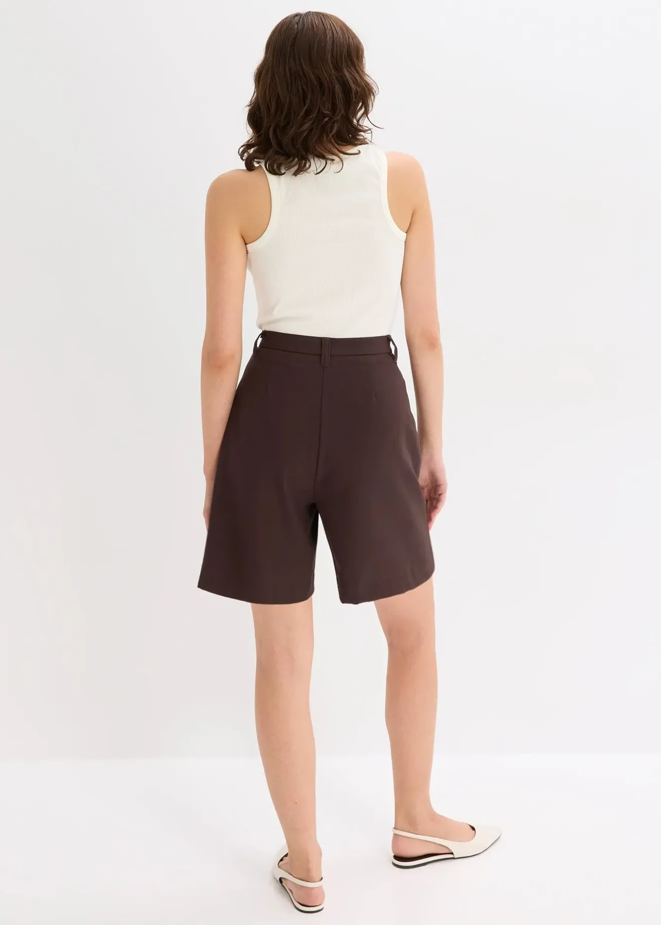 Femme bonprix Shorts|Pantalons|Bermuda à pinces