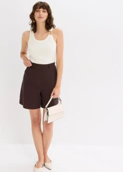 Femme bonprix Shorts|Pantalons|Bermuda à pinces