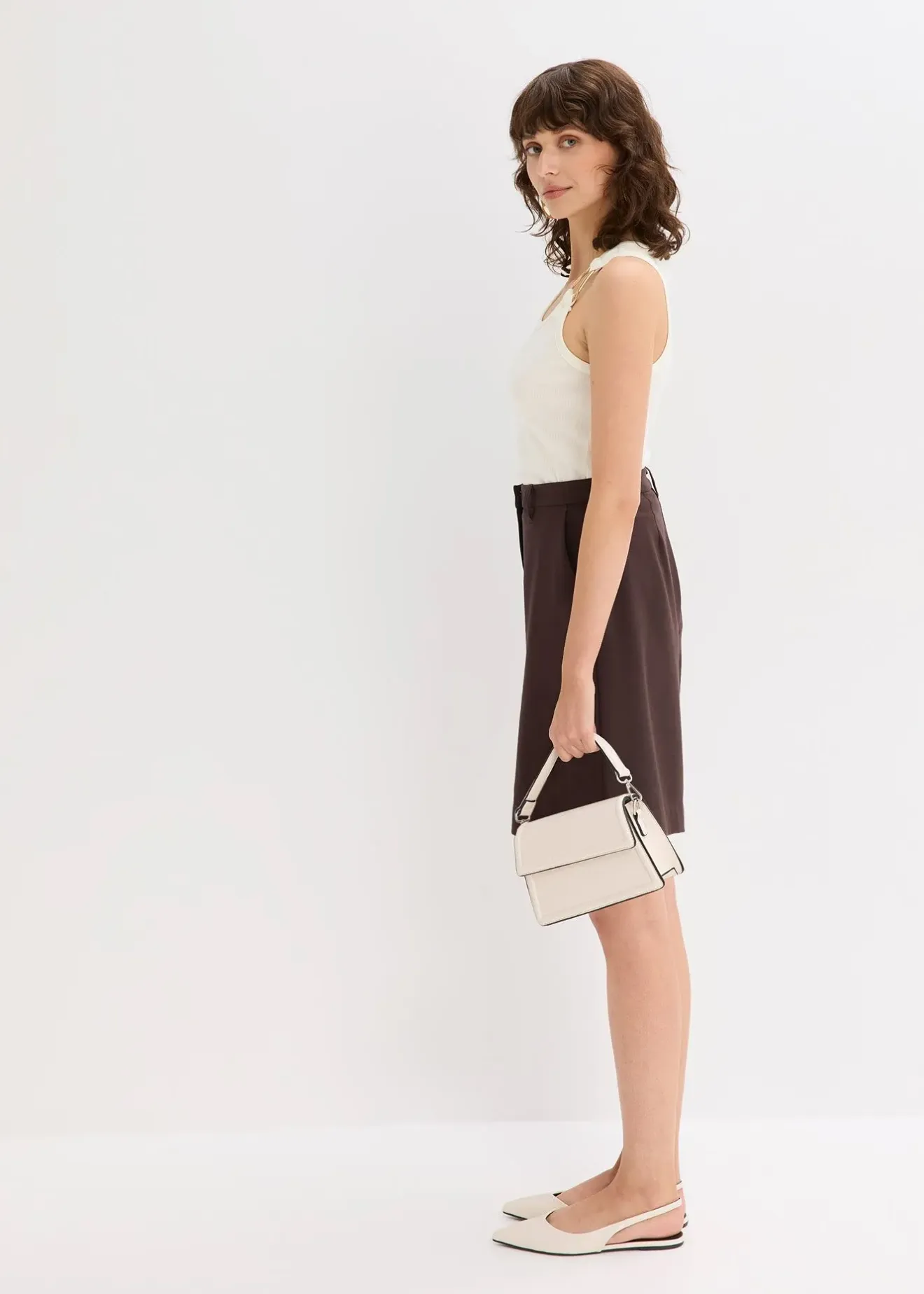 Femme bonprix Shorts|Pantalons|Bermuda à pinces