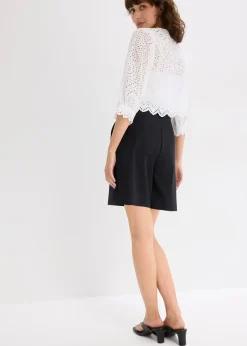 bonprix Bermuda à pinces|Femme Shorts|Pantalons