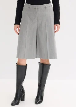 Femme bonprix Shorts|Pantalons|Bermuda à rayures tennis et pinces