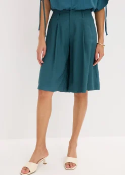 bonprix Bermuda ample à pinces|Femme Shorts|Pantalons