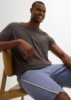 Homme bonprix Shorts|Pantalons|Bermuda ample à taille élastiquée