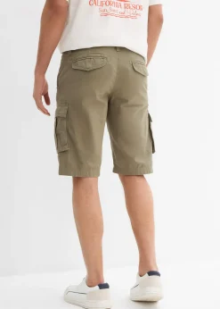 Homme bonprix Shorts|Pantalons|Bermuda cargo 100% coton, loose