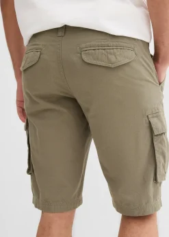 Homme bonprix Shorts|Pantalons|Bermuda cargo 100% coton, loose