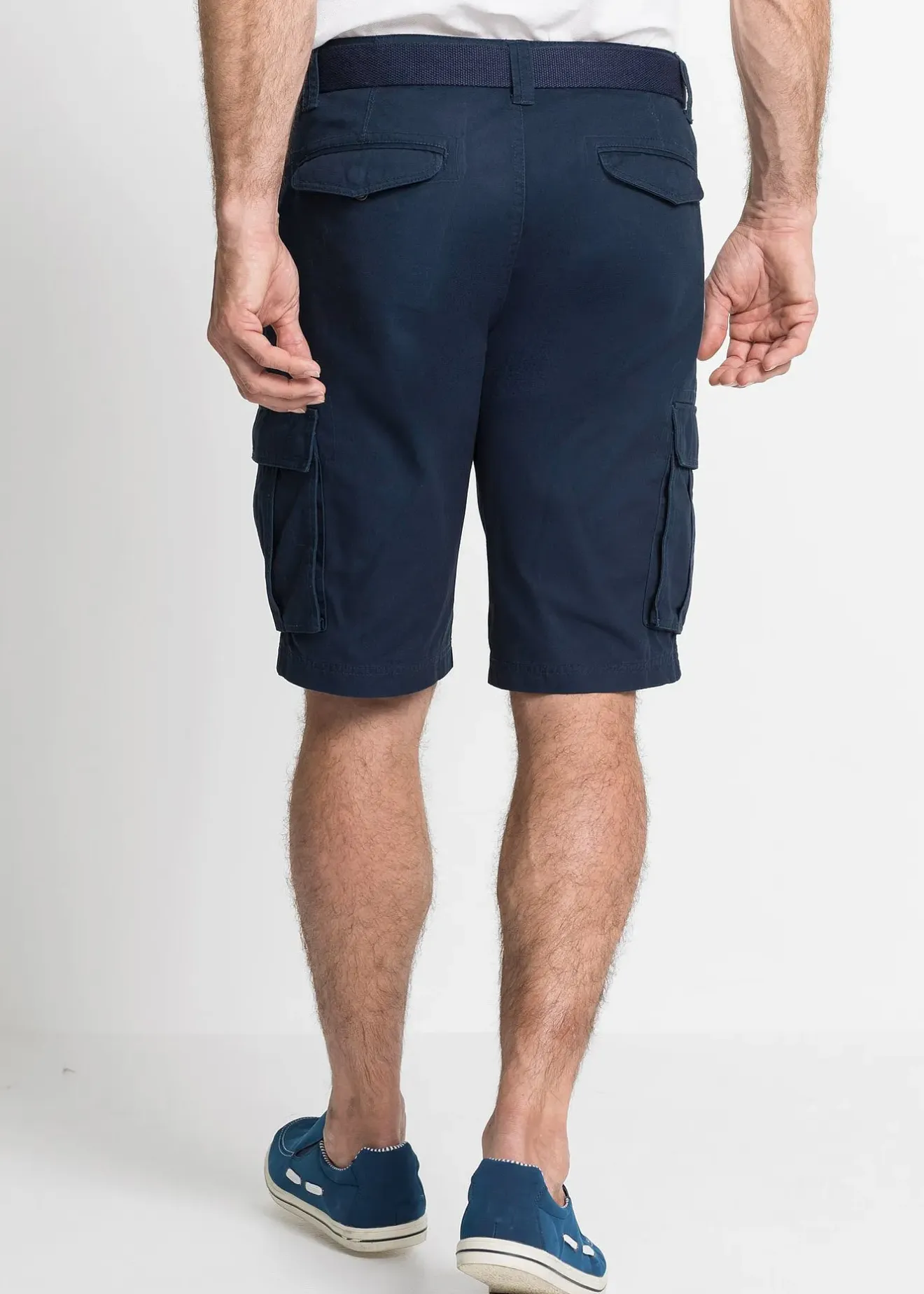 bonprix Bermuda cargo 100% coton, loose|Homme Shorts|Pantalons