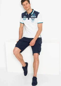 bonprix Bermuda cargo 100% coton, loose|Homme Shorts|Pantalons