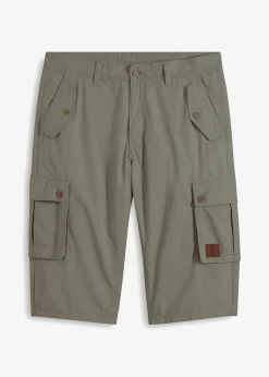 bonprix Bermuda cargo 100% coton, Regular|Homme Shorts|Pantalons