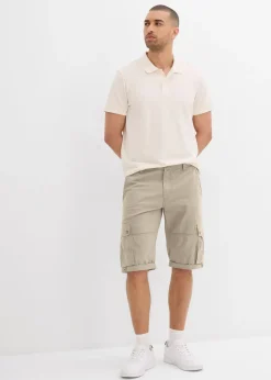 bonprix Bermuda cargo 100% coton, regular|Homme Shorts|Pantalons