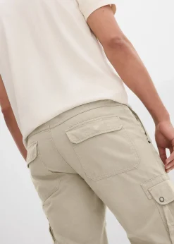 bonprix Bermuda cargo 100% coton, regular|Homme Shorts|Pantalons