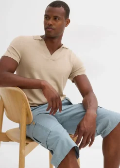 Homme bonprix Shorts|Pantalons|Bermuda cargo 100% coton, Regular