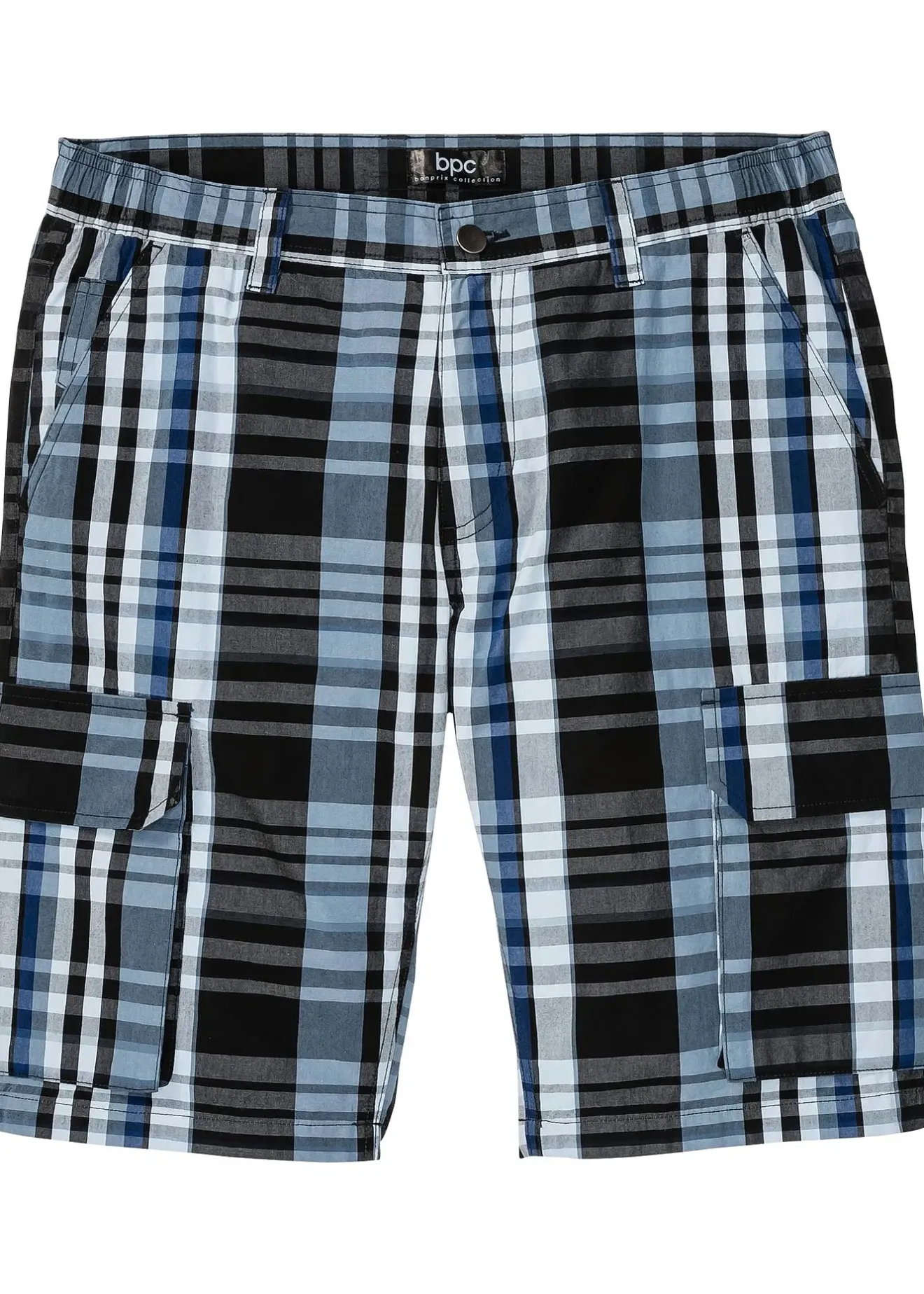 bonprix Bermuda cargo à taille élastiquée, Regular|Homme Shorts|Pantalons