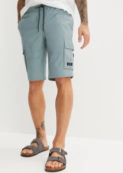 bonprix Bermuda cargo à taille élastiquée, Regular|Homme Shorts|Pantalons
