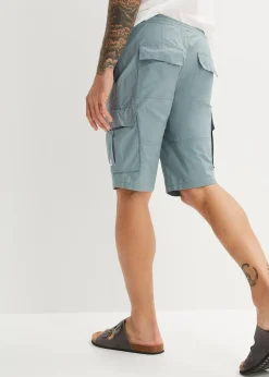 bonprix Bermuda cargo à taille élastiquée, Regular|Homme Shorts|Pantalons