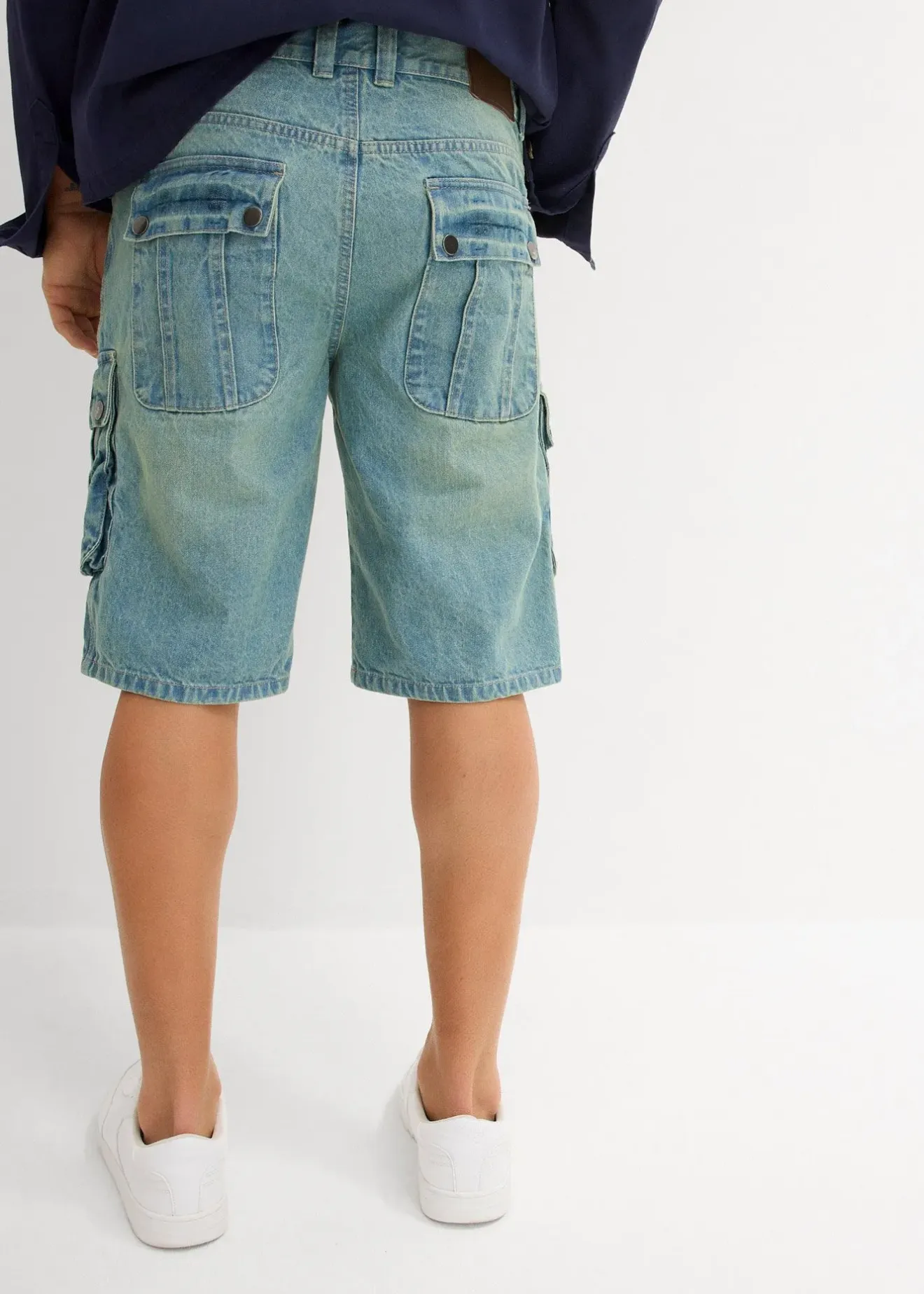 bonprix Bermuda cargo en jean, regular|Homme Shorts|Jeans