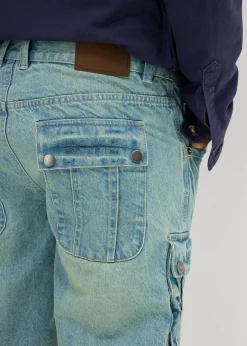 bonprix Bermuda cargo en jean, regular|Homme Shorts|Jeans