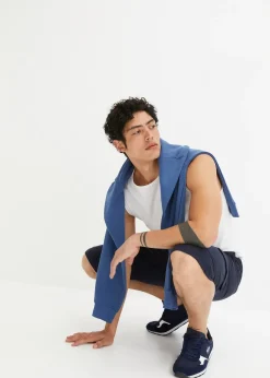 Homme bonprix Shorts|Vêtements De Sport|Bermuda cargo en sweat 100% coton