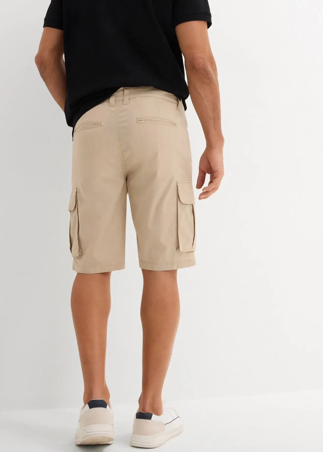 Homme bonprix Shorts|Pantalons|Bermuda cargo extensible, regular