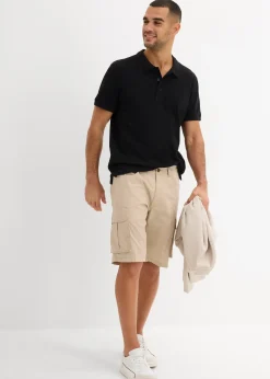 Homme bonprix Shorts|Pantalons|Bermuda cargo extensible, regular