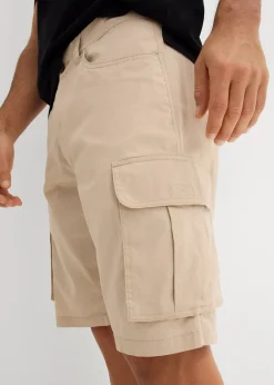 Homme bonprix Shorts|Pantalons|Bermuda cargo extensible, regular
