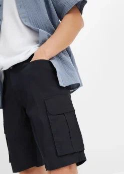 bonprix Bermuda cargo extensible, regular|Homme Shorts|Pantalons