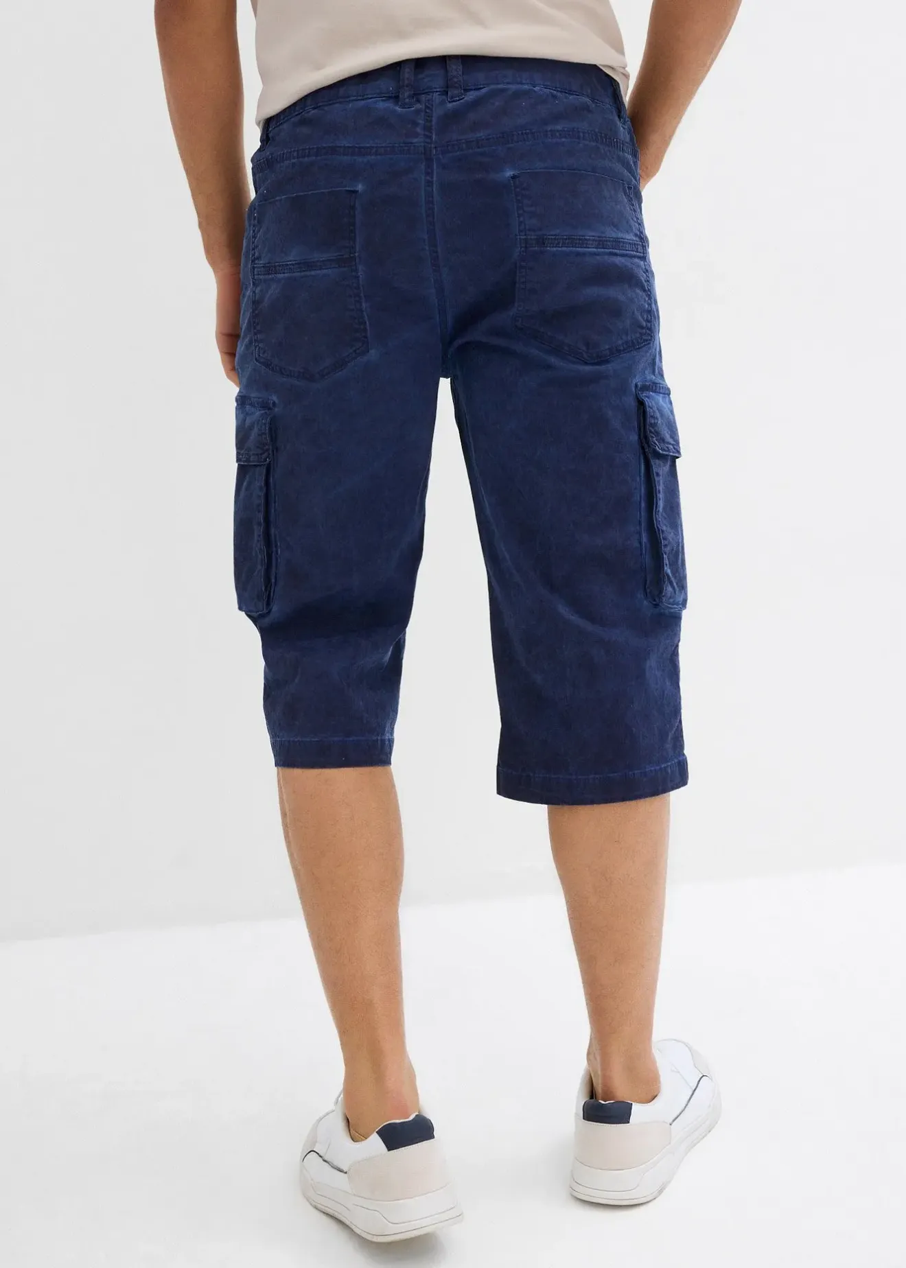 Homme bonprix Shorts|Pantalons|Bermuda cargo long extensible coupe confort, regular
