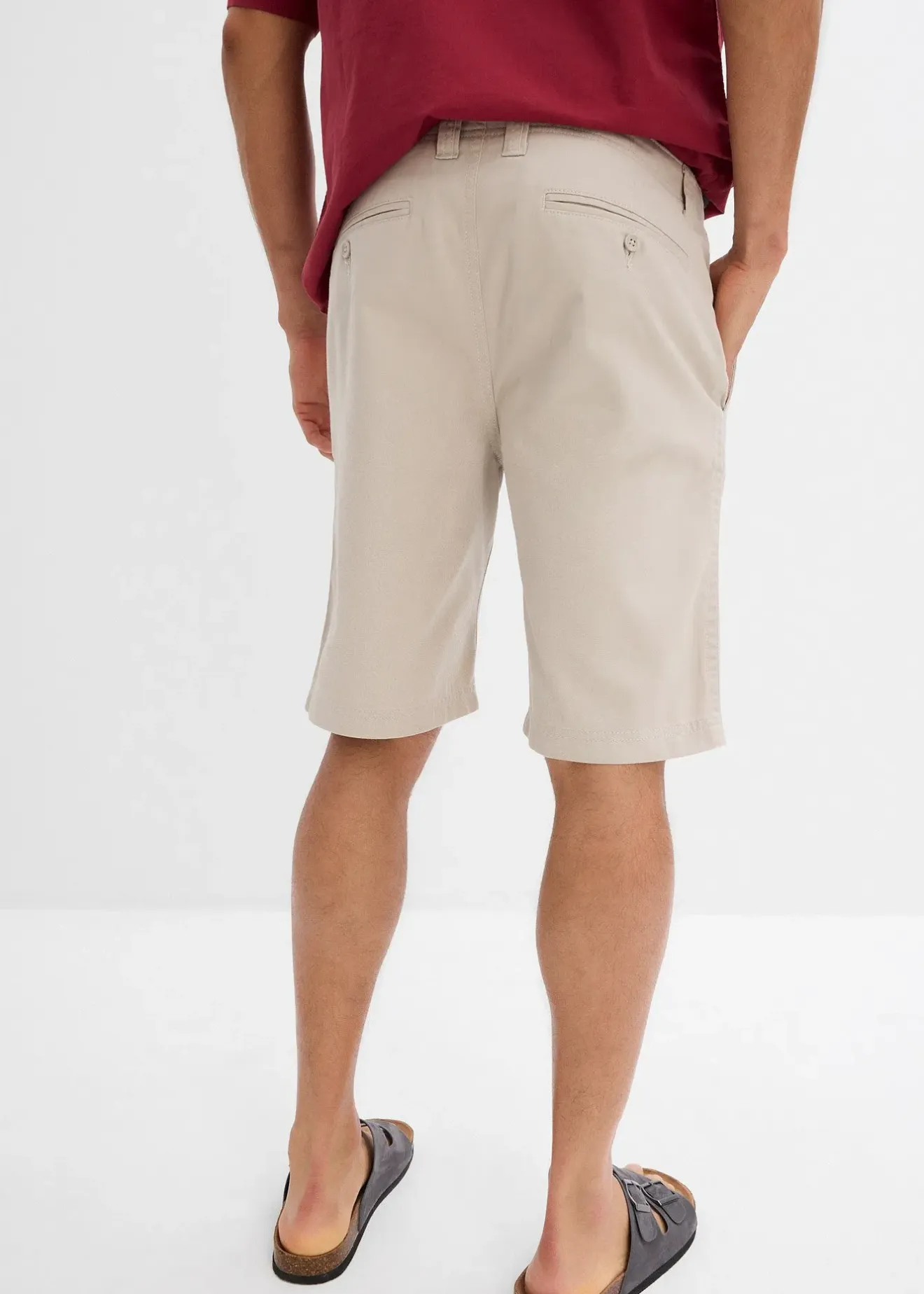 bonprix Bermuda chino 100% coton, regular|Homme Shorts|Pantalons