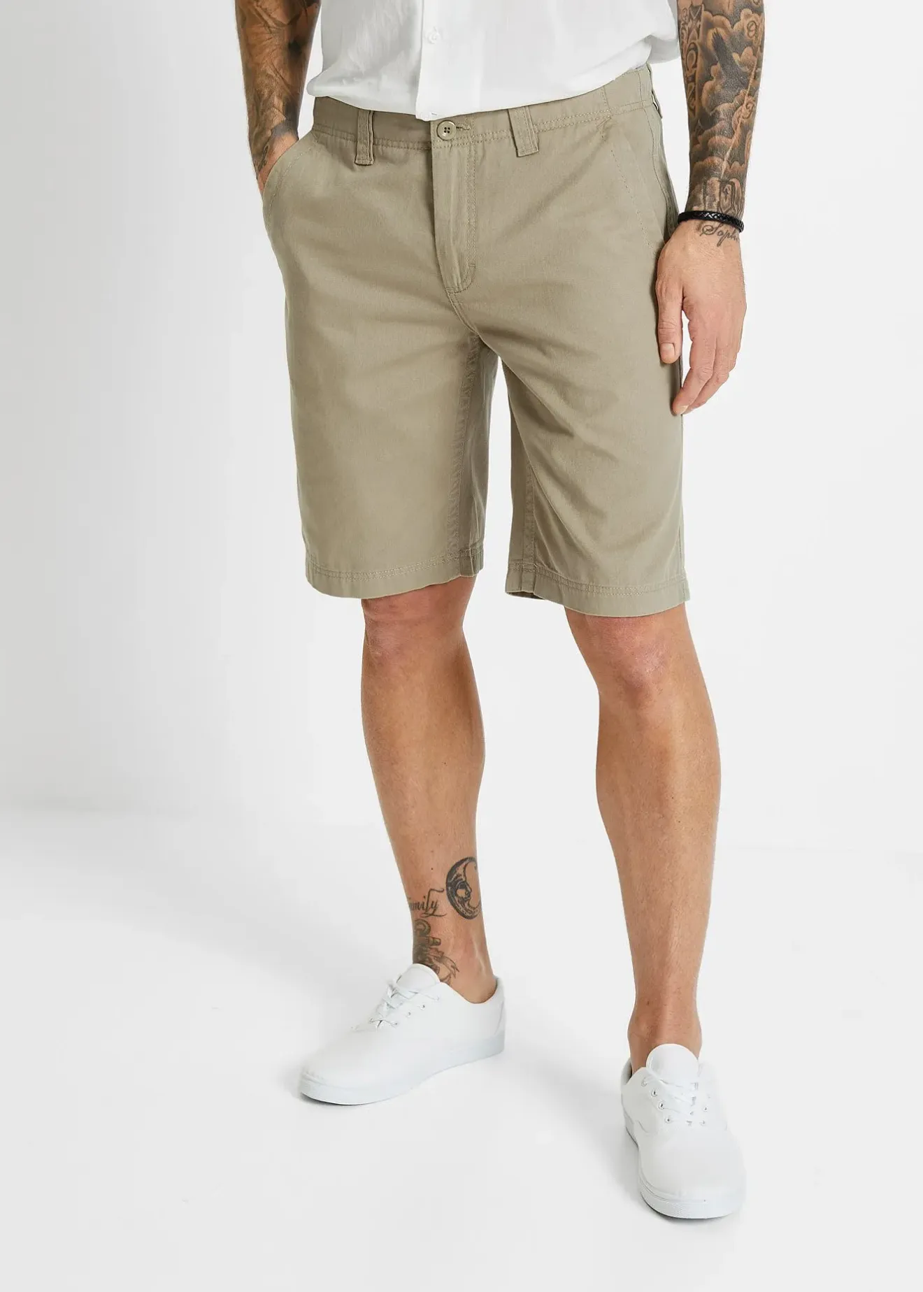 Homme bonprix Shorts|Pantalons|Bermuda chino 100% coton, regular