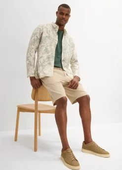 Homme bonprix Shorts|Pantalons|Bermuda chino à pinces, Regular