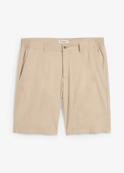 Homme bonprix Shorts|Pantalons|Bermuda chino en lin mélangé, Regular